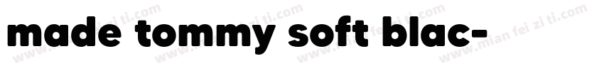 made tommy soft blac字体转换
